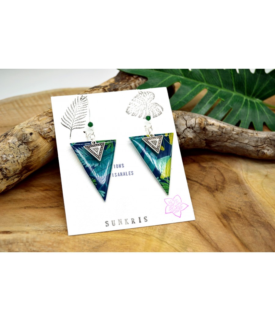 Boucles d'oreilles triangulaires