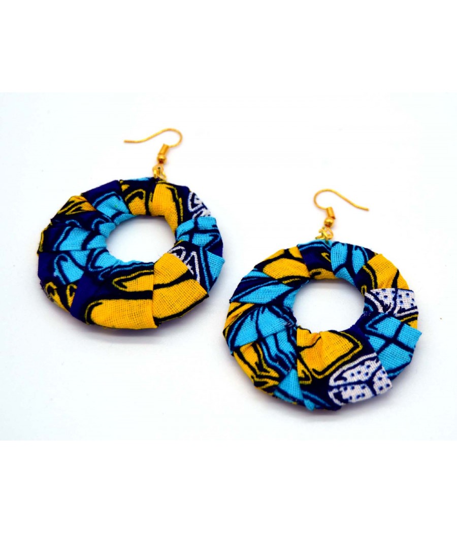 Boucles d'oreilles créoles africaines