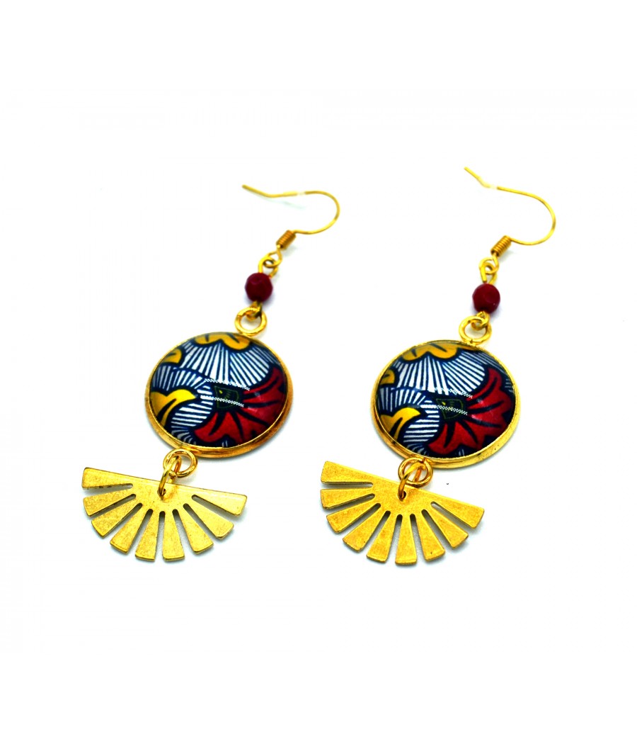 Boucles d'oreilles africaine chic