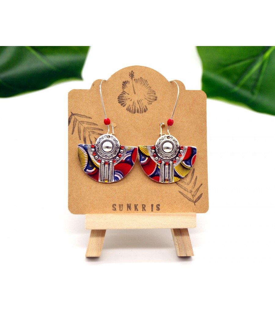 Boucles d'oreilles africaine tribal