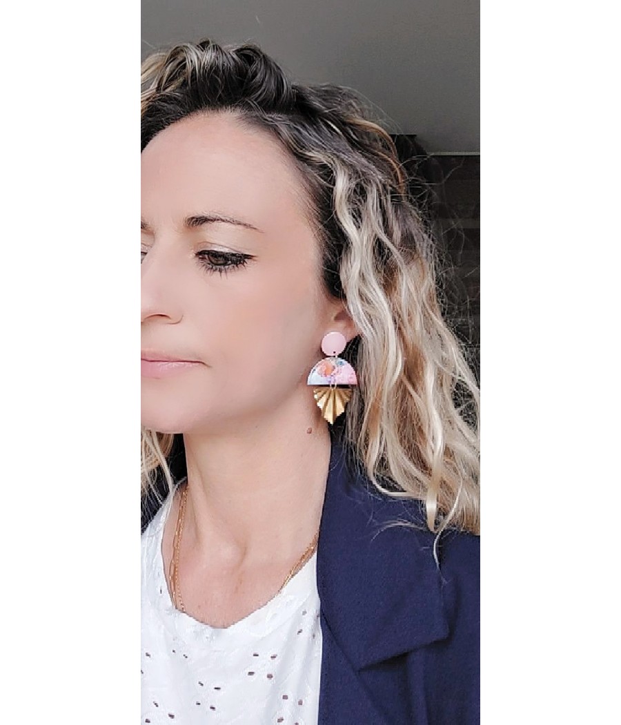 Boucles d'oreilles pendantes pour cadeau amie