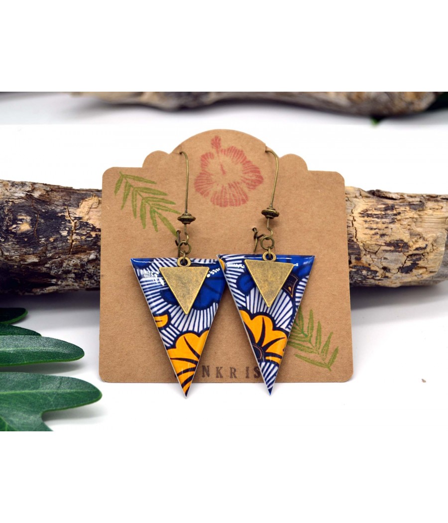 Boucles d'oreilles triangle