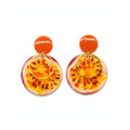 Boucles d'oreilles fruit de la passion