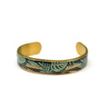 Bracelet manchette résine Jungle