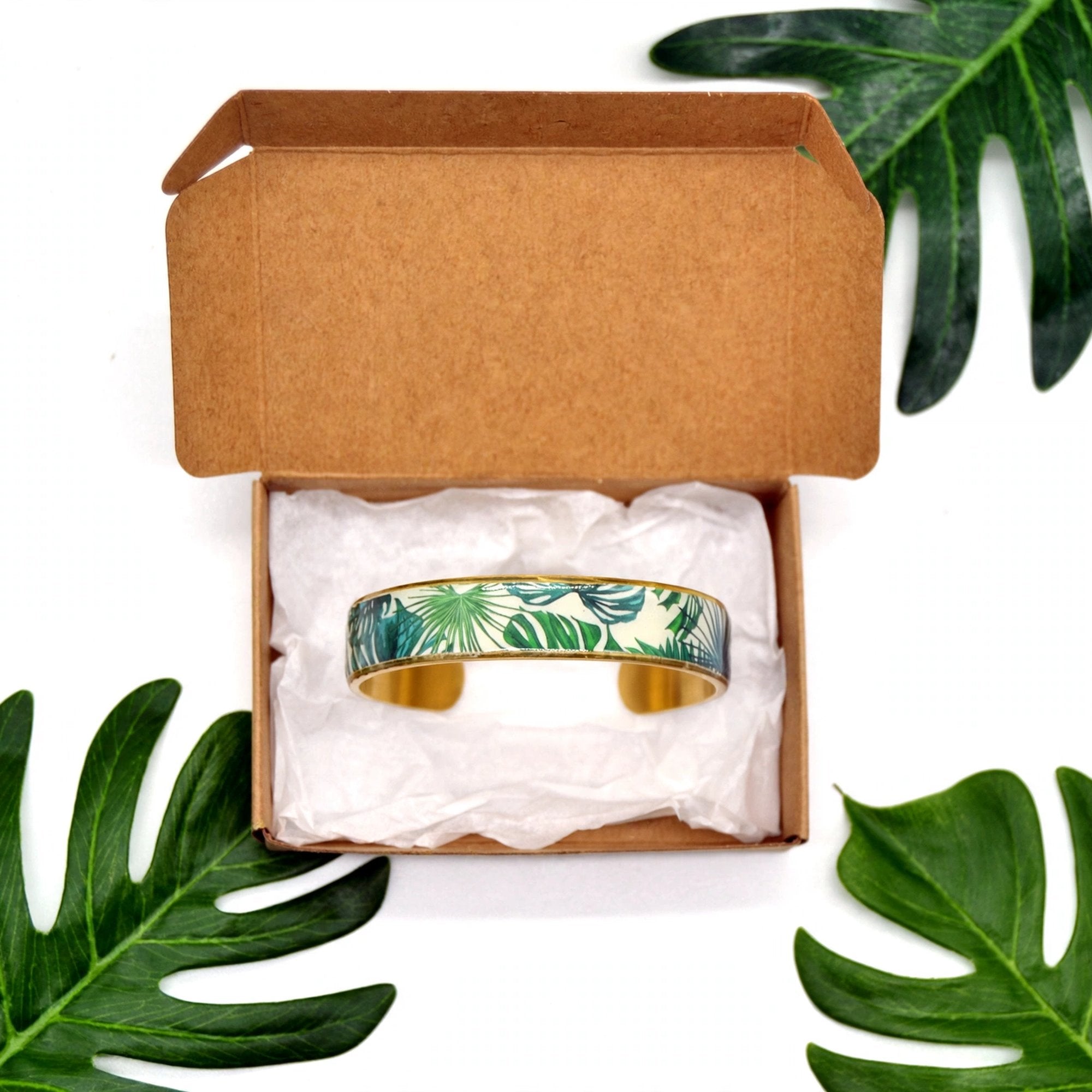 Bracelet manchette tropicale