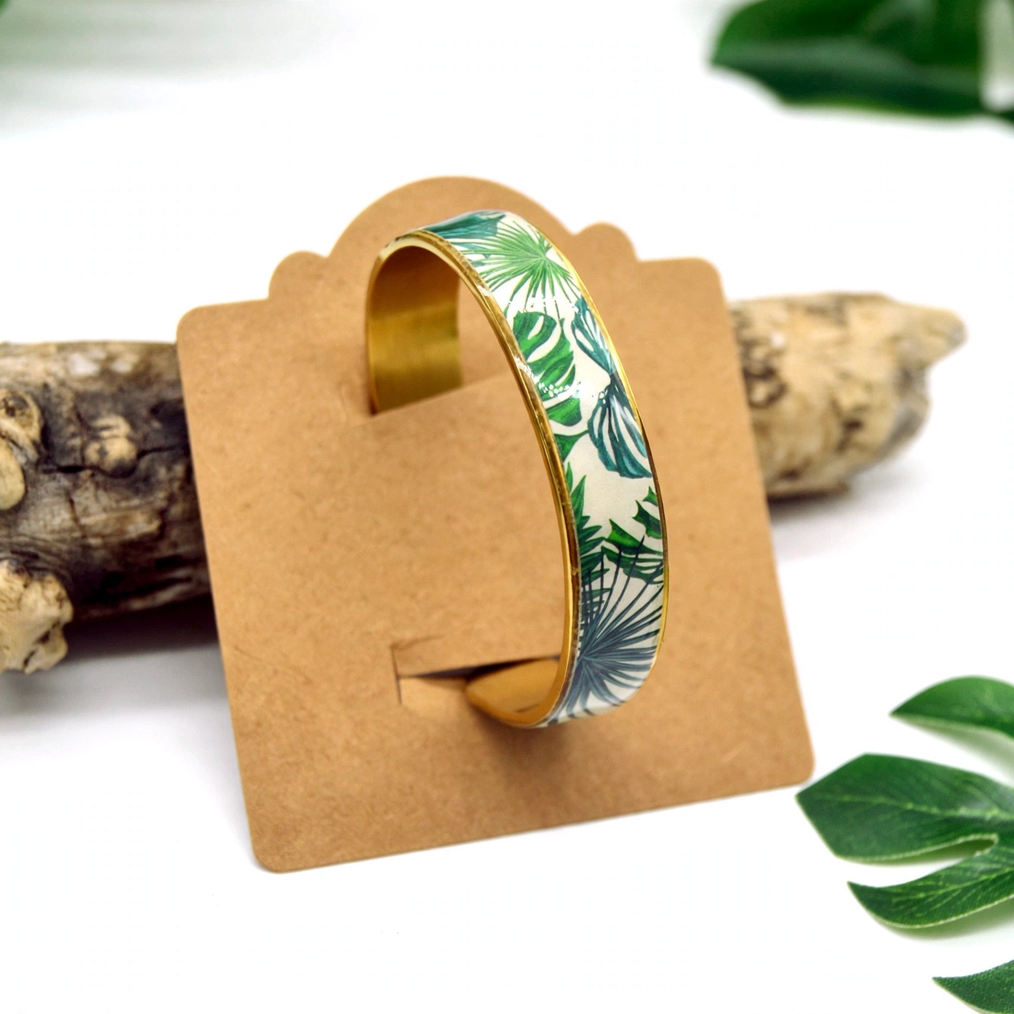 Bracelet manchette tropicale