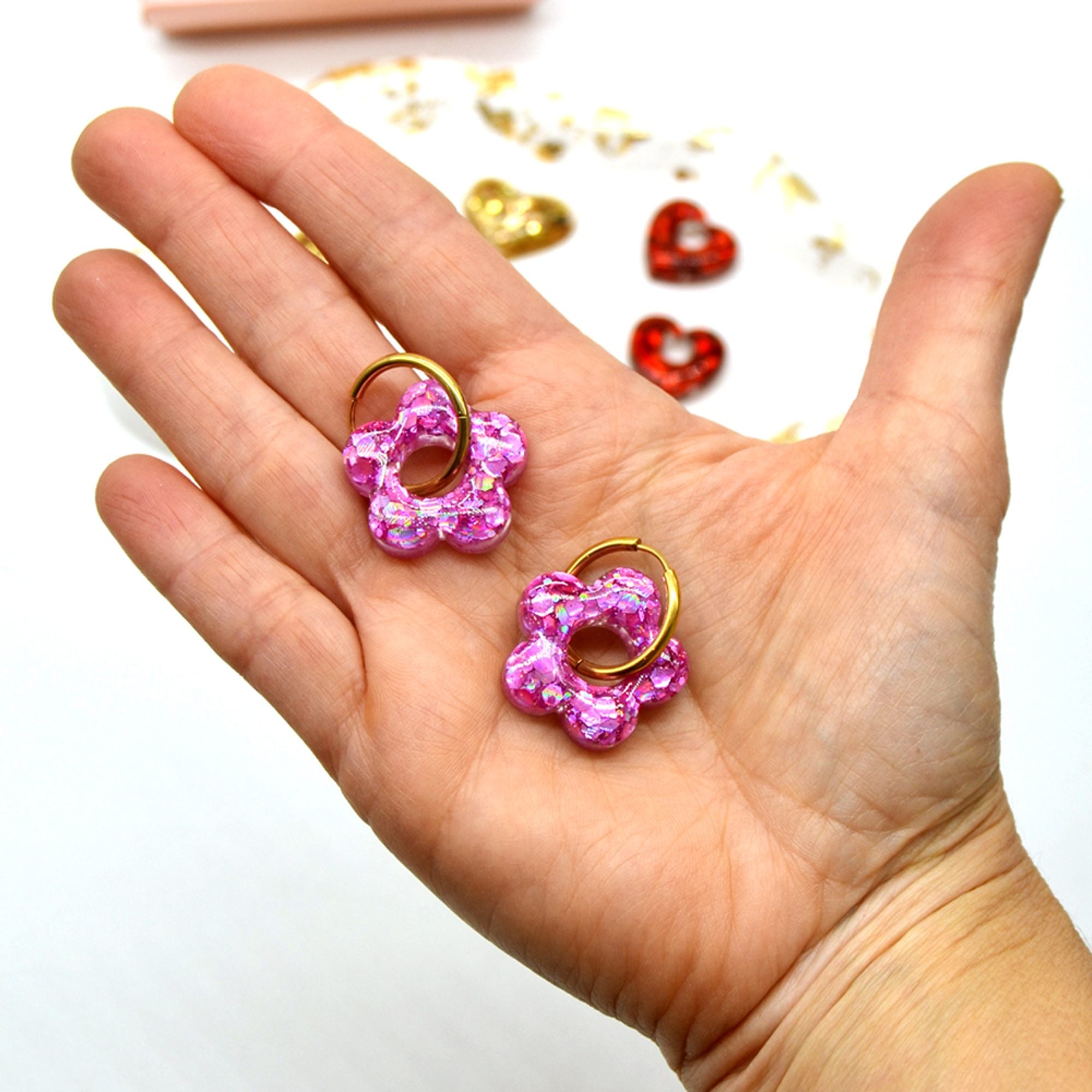 Coffret boucles d'oreilles interchangeables