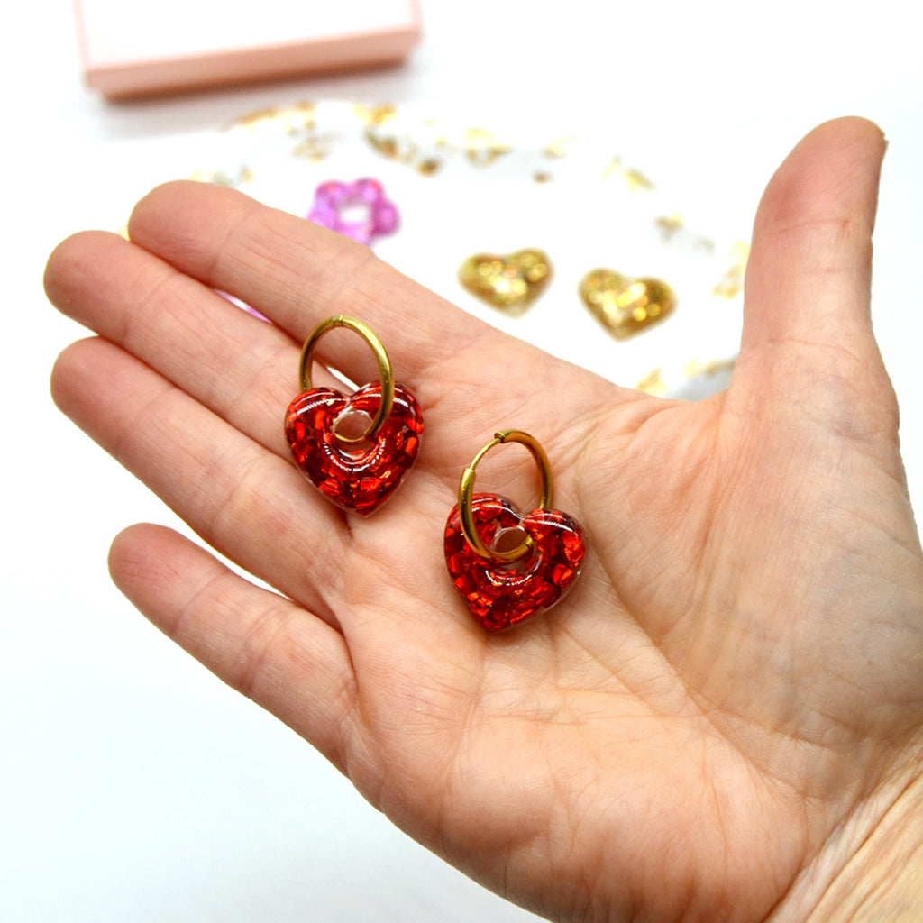 Coffret boucles d'oreilles interchangeables