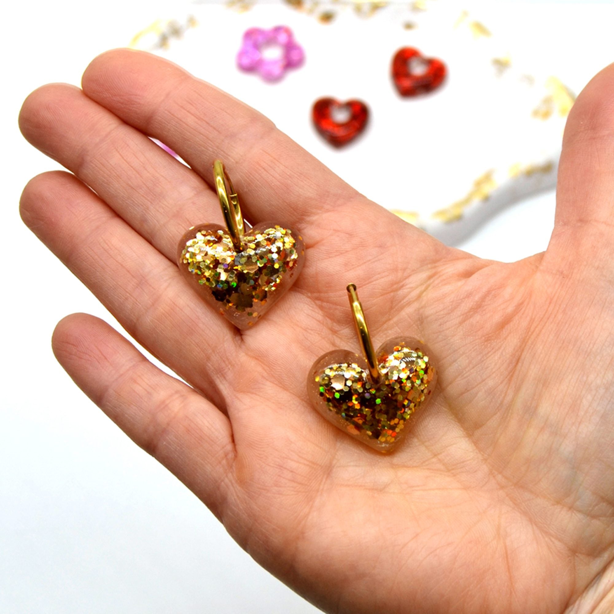 Coffret boucles d'oreilles interchangeables