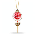 Collier sakura bois et résine